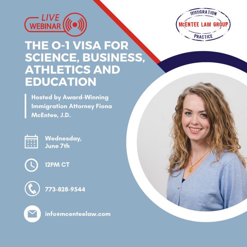 The O-1A Visa for Sciences, Education, Business, Athletics