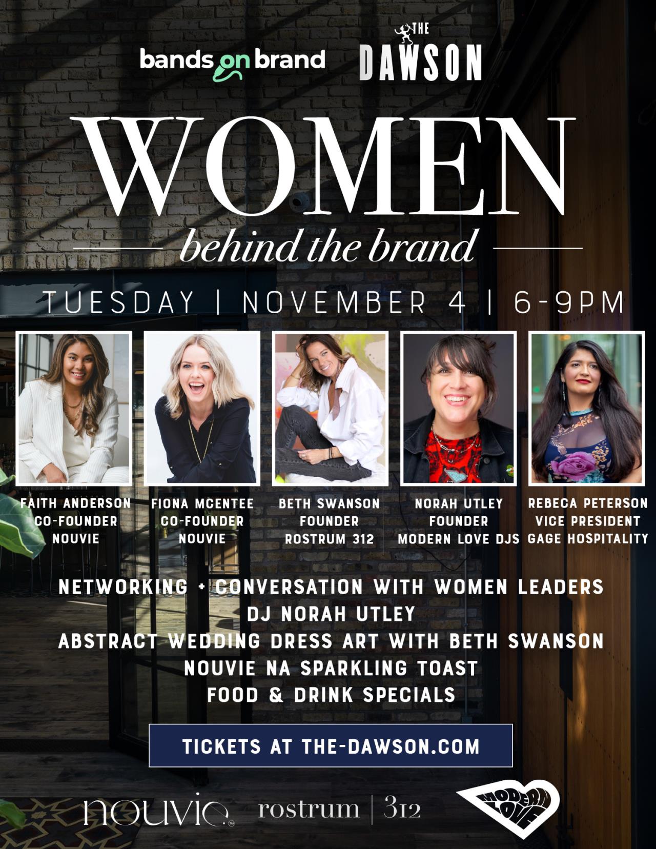 Women Behind the Brand: A Night of Networking, Music & Leadership