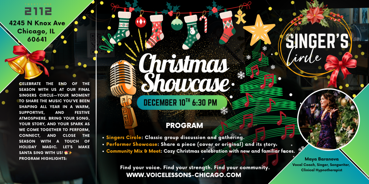 Singer's Circle Christmas Showcase
