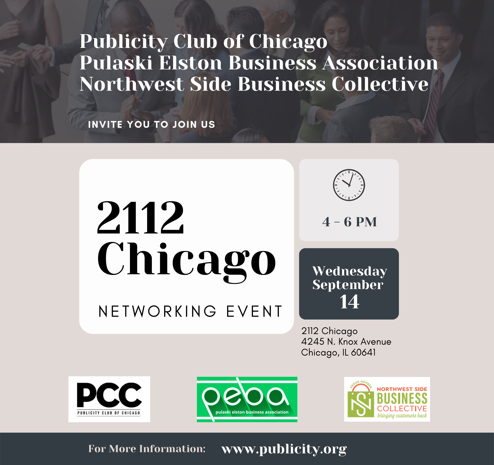 Publicity Club and NW Side Chamber Networking