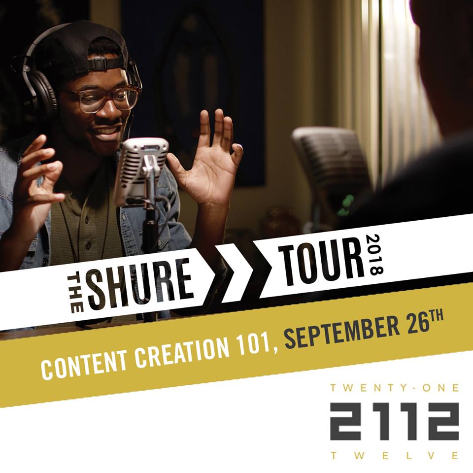 The Shure Tour: Content Creation 101 with Sean Cannell