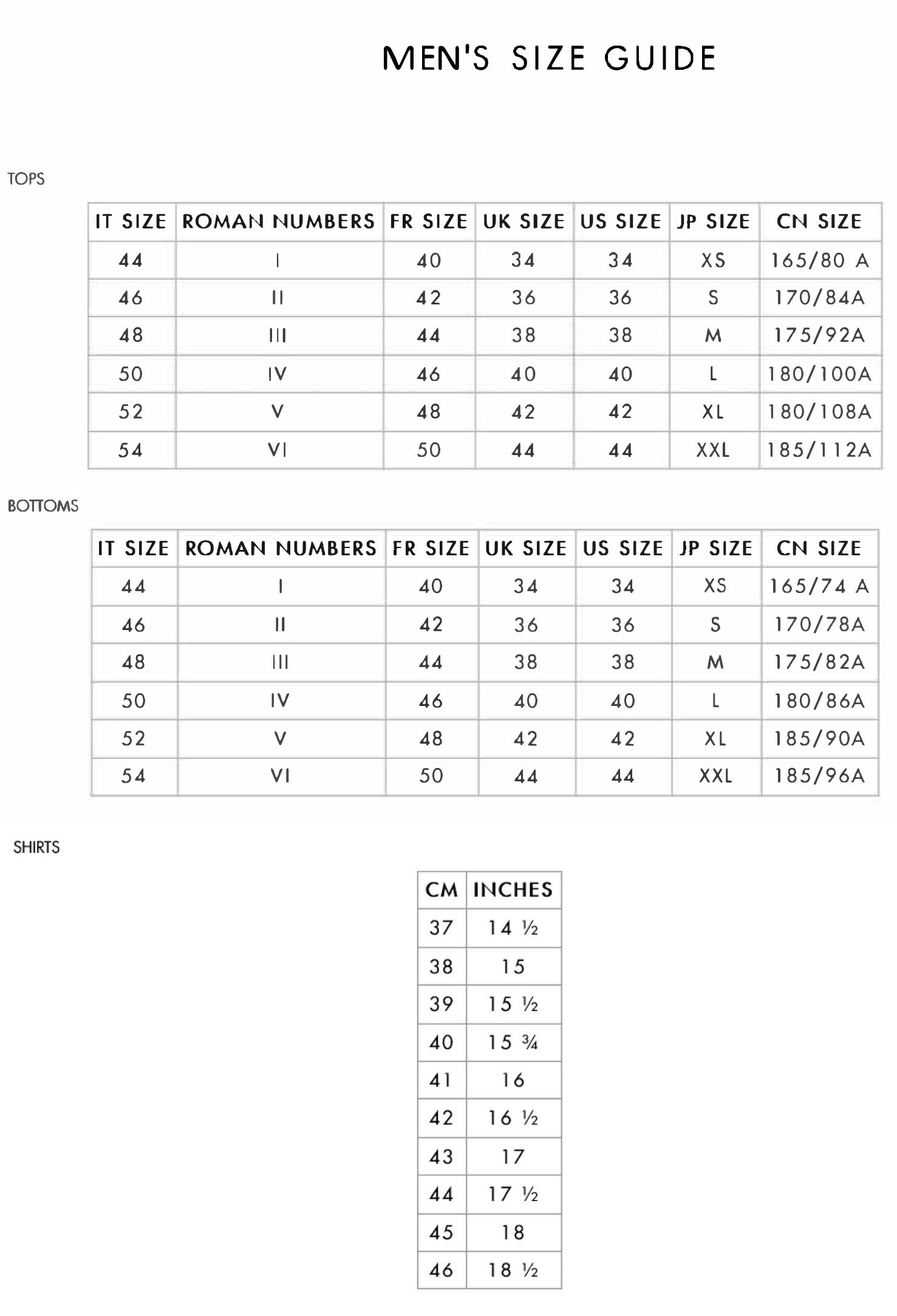 Dolce Gabbana Clothing Size Chart Ireland, SAVE 58% 