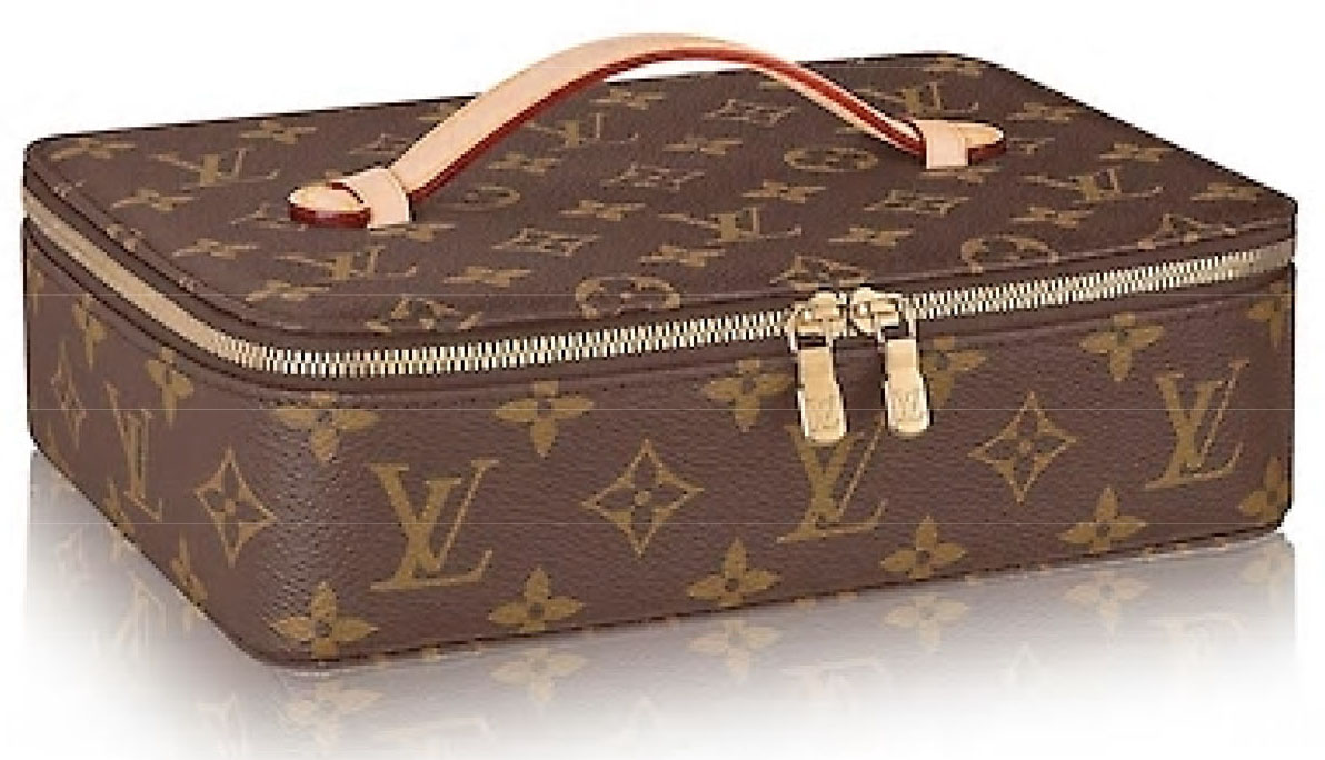1-Louis Vuitton Women&#39;s Nice Travel Jewelry Case Spice Chip