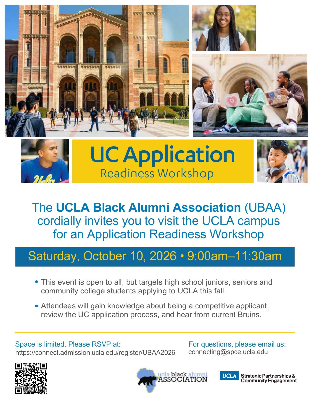 UC Application Readiness Workshop 