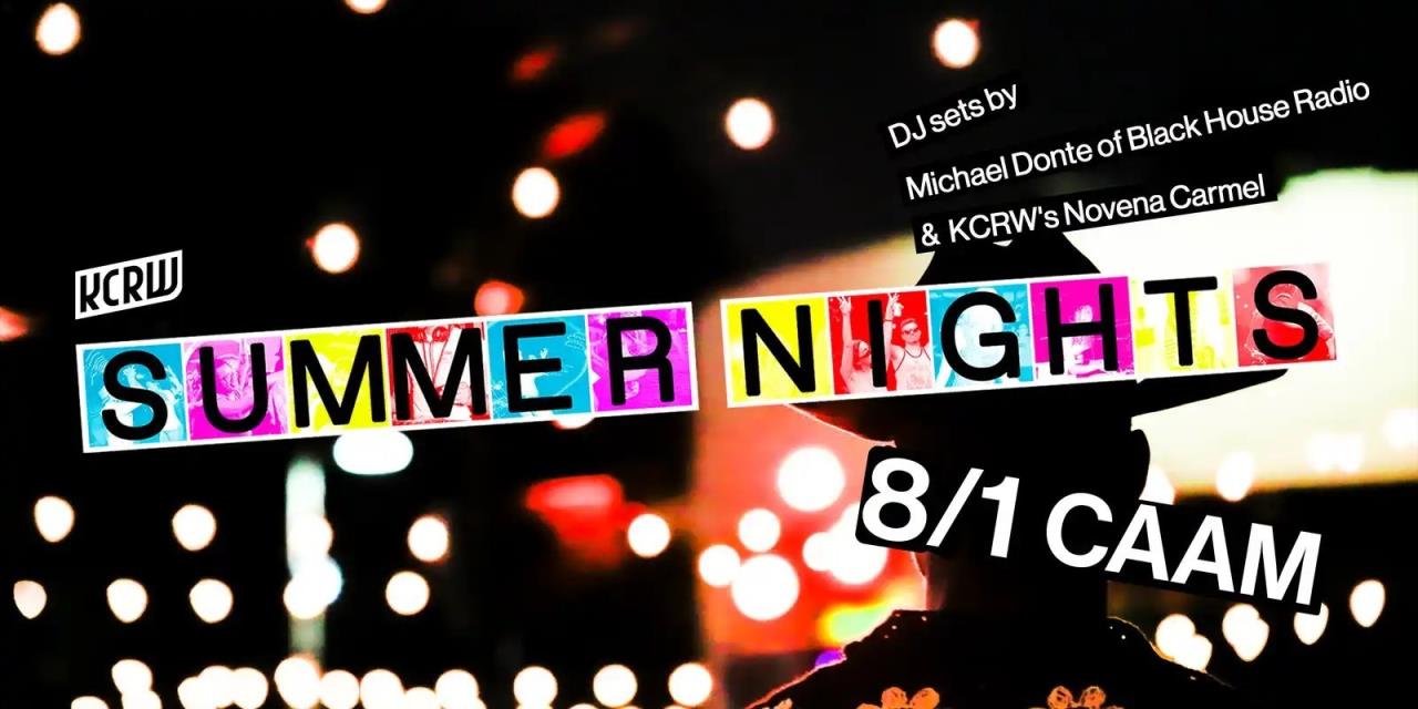 KCRW Summer Nights with CAAM