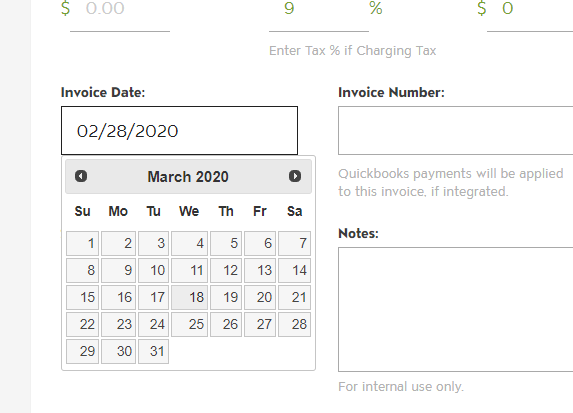 You Can Post Date Invoices if They're Due at a Later Time photo