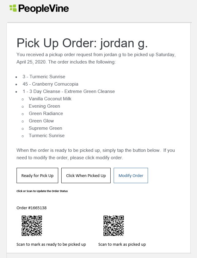 Add Pick Up as an Option in eCommerce - You'll Get a Pick Up Order Confirmation photo