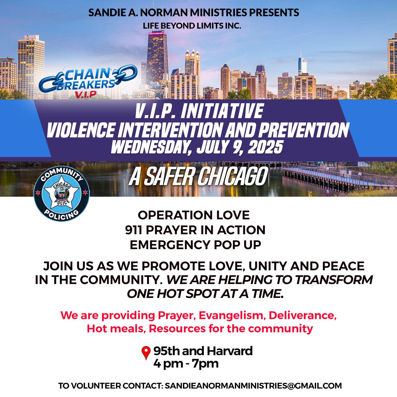 V.I.P. Initiative Violence Intervention and Prevention
