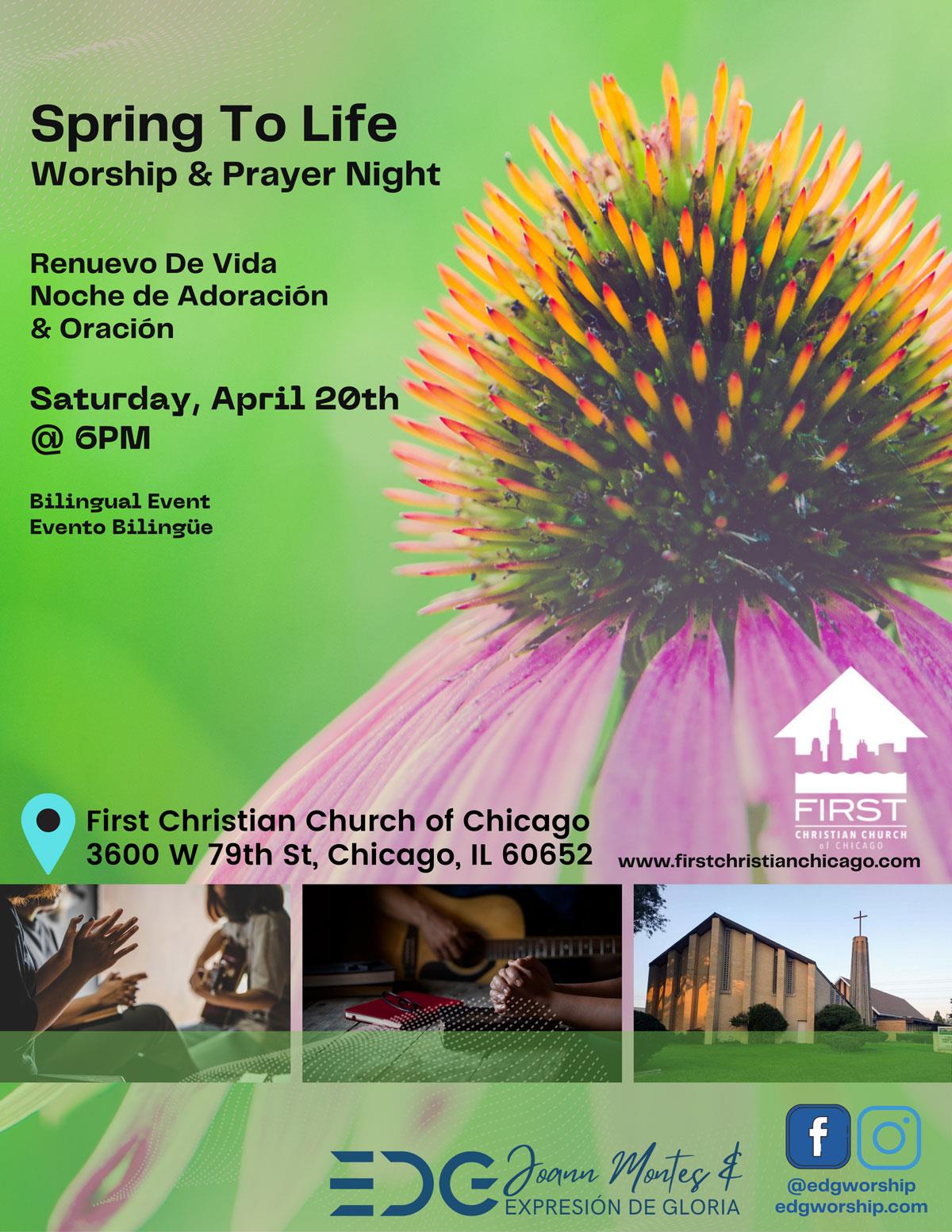 Spring To Life Prayer And Worship Night