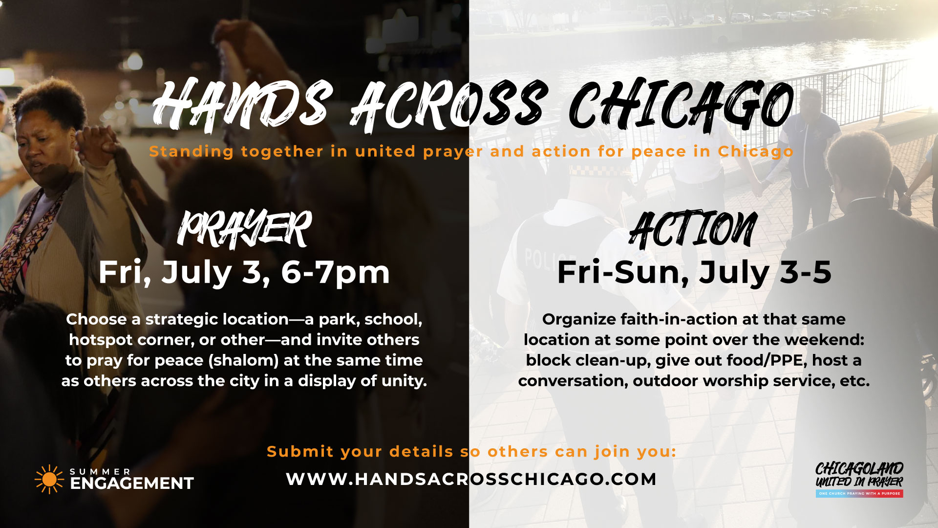 Hands Across Chicago | July 3-5, 2020