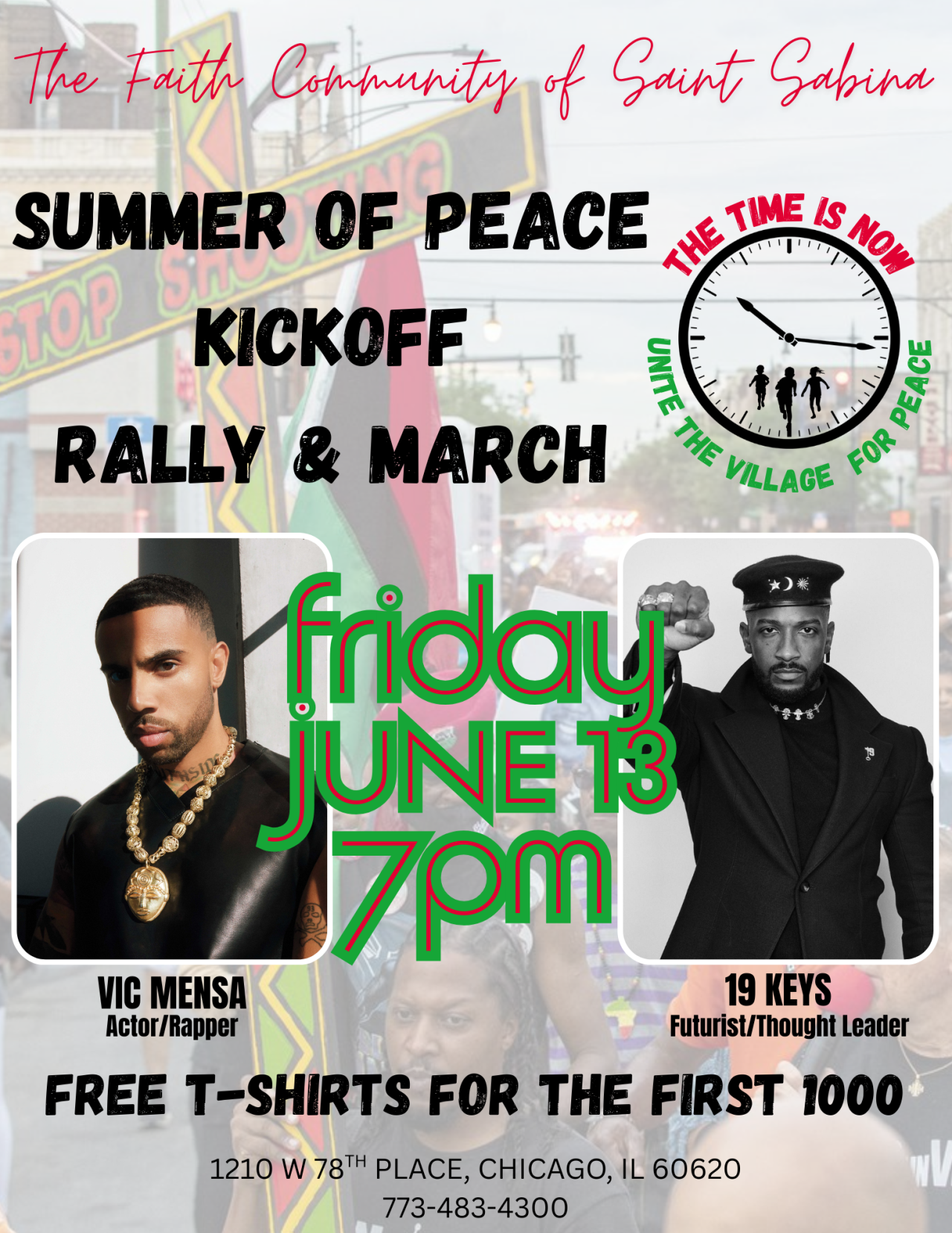 Summer of Peace Kick Off - Rally & March