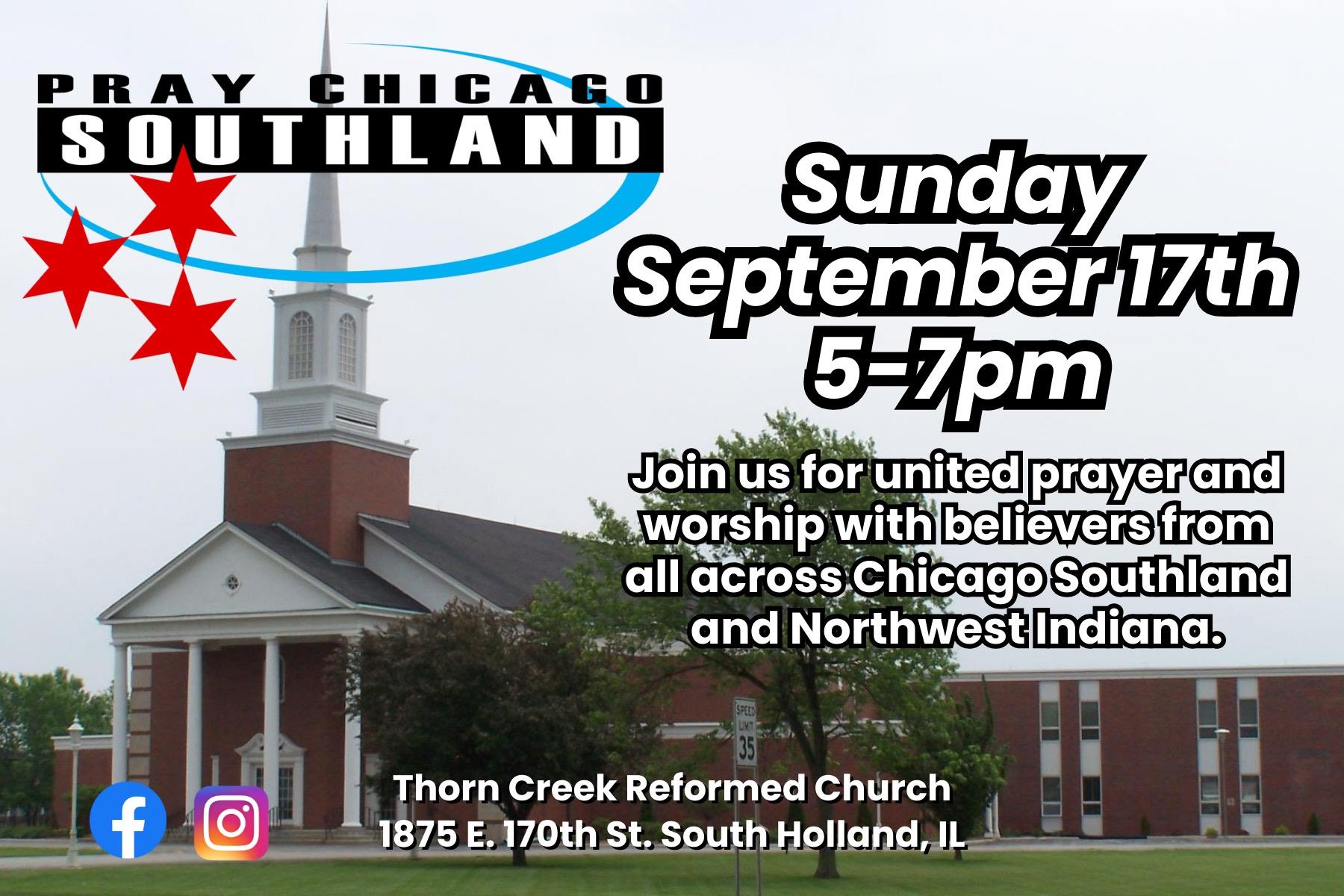 Pray Chicago Southland: Faith, Family & Future Prayer Gathering