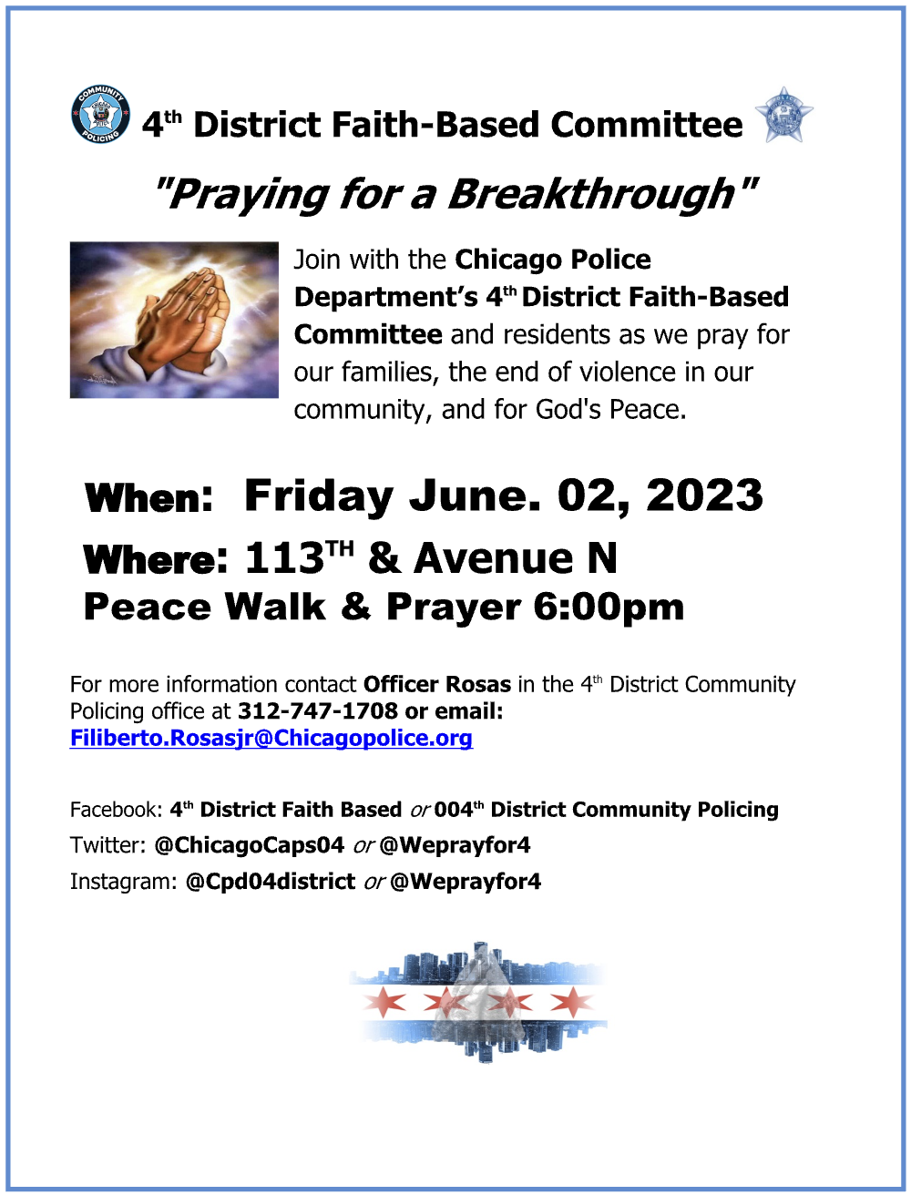 4th Dist Faith Based- Friday Night Prayer