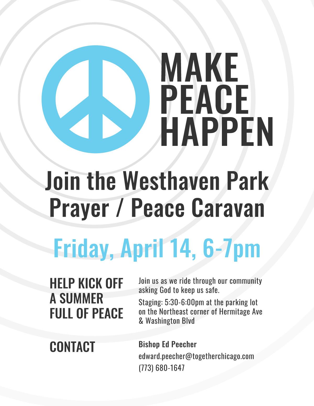 Westhaven Park Prayer / Peace Caravan