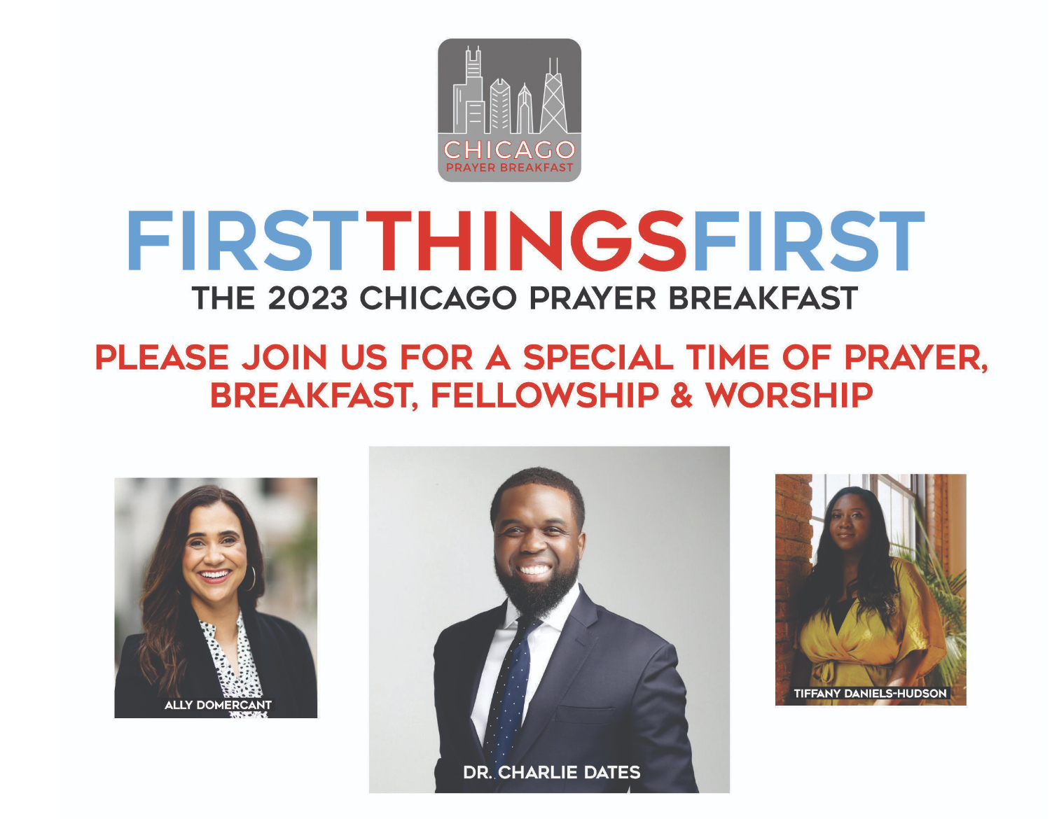 Chicago Prayer Breakfast First Things First!