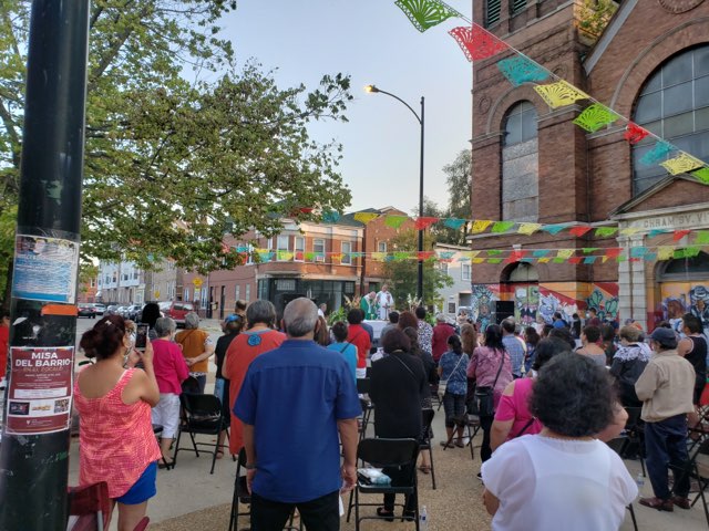 Neighbors Build Peace End of Summer Street Mass