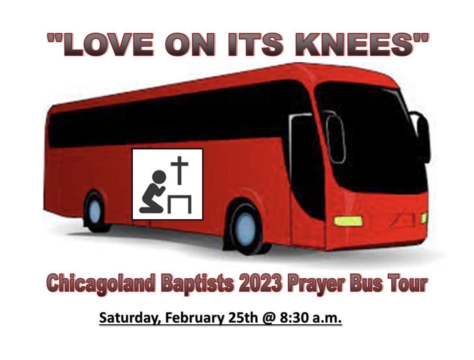 “Love on its Knees” Prayer Bus Tour