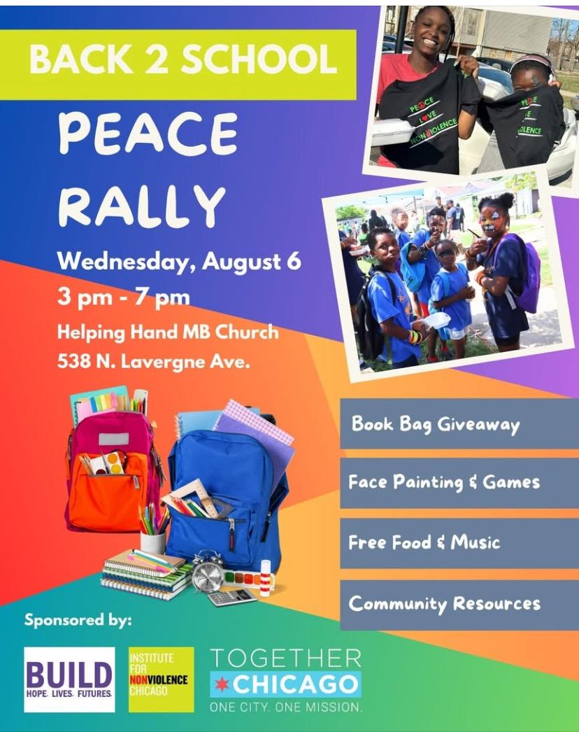 Back 2 School Peace Rally