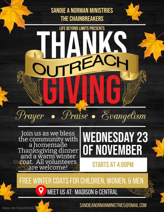 Community Thanksgiving Outreach - Madison & Central