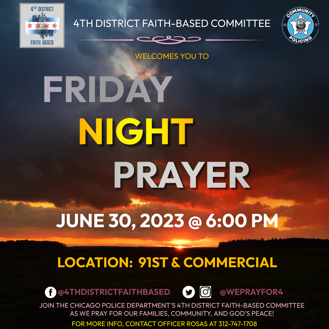 4th Dist Faith Based- Friday Night Prayer