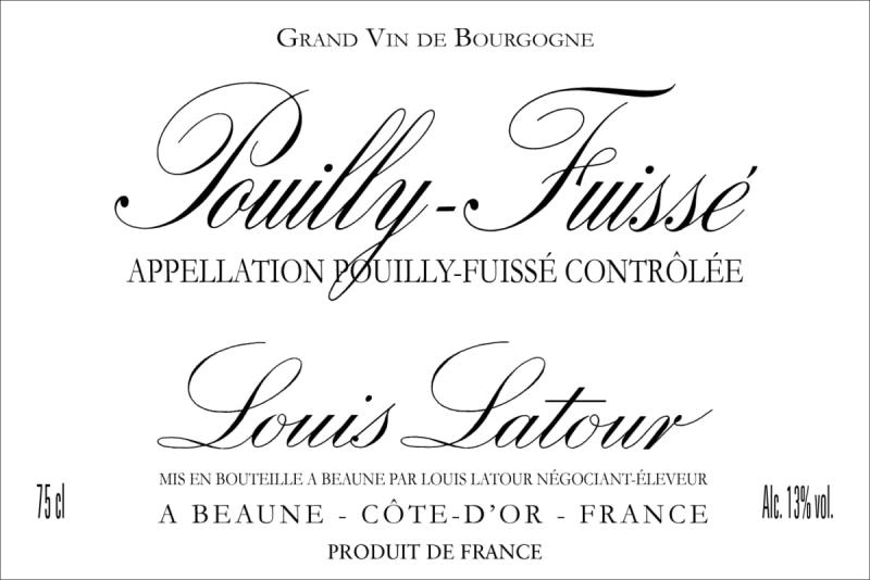     Louis Latour Pouilly Fuisse 2022	