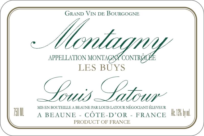     Louis Latour Montagny Les Buys 2022