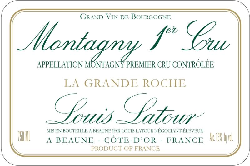      Louis Latour Montagny La Grande Roche Premier Cru 2022	