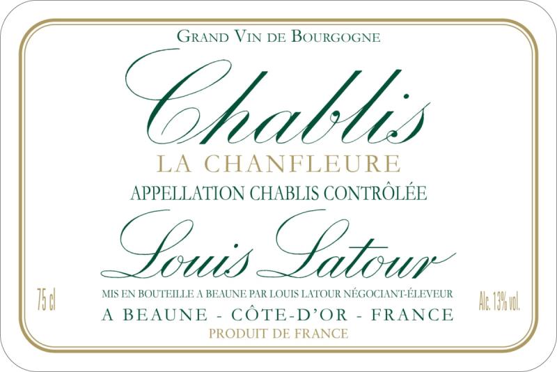      Louis Latour Chablis La Chanfleure 2022	