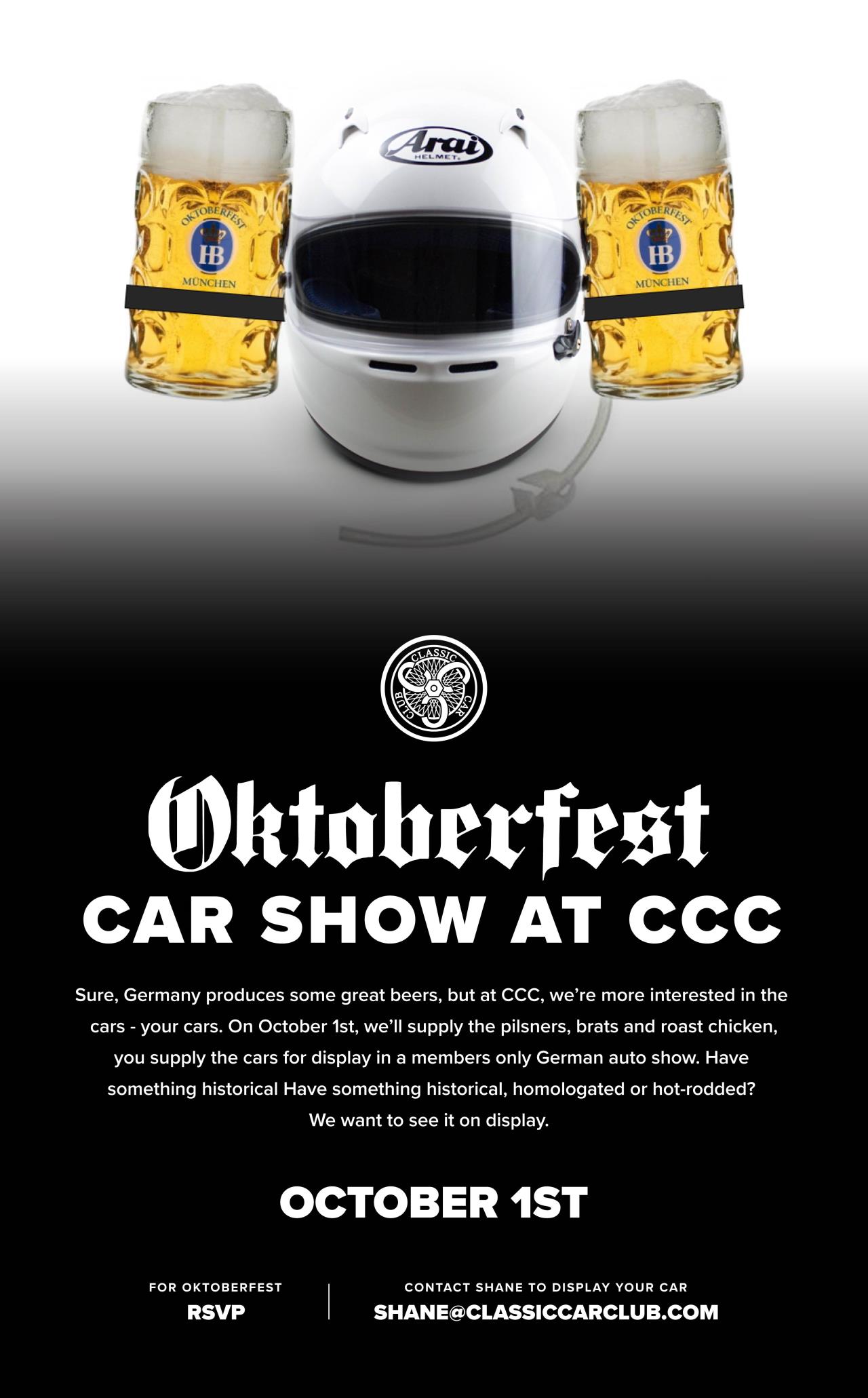 Oktoberfest Car Show @ CCC