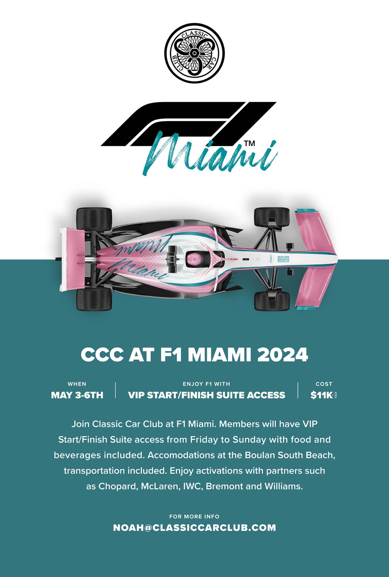 CCC @ F1 Miami 2024