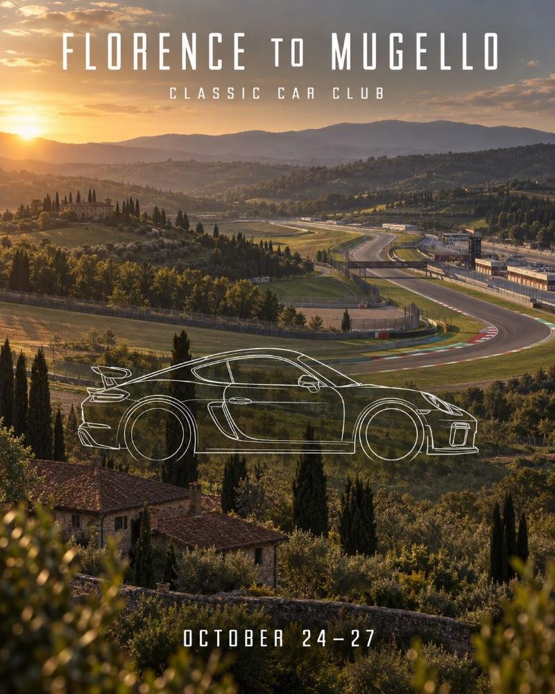 Florence to Mugello with Classic Car Club