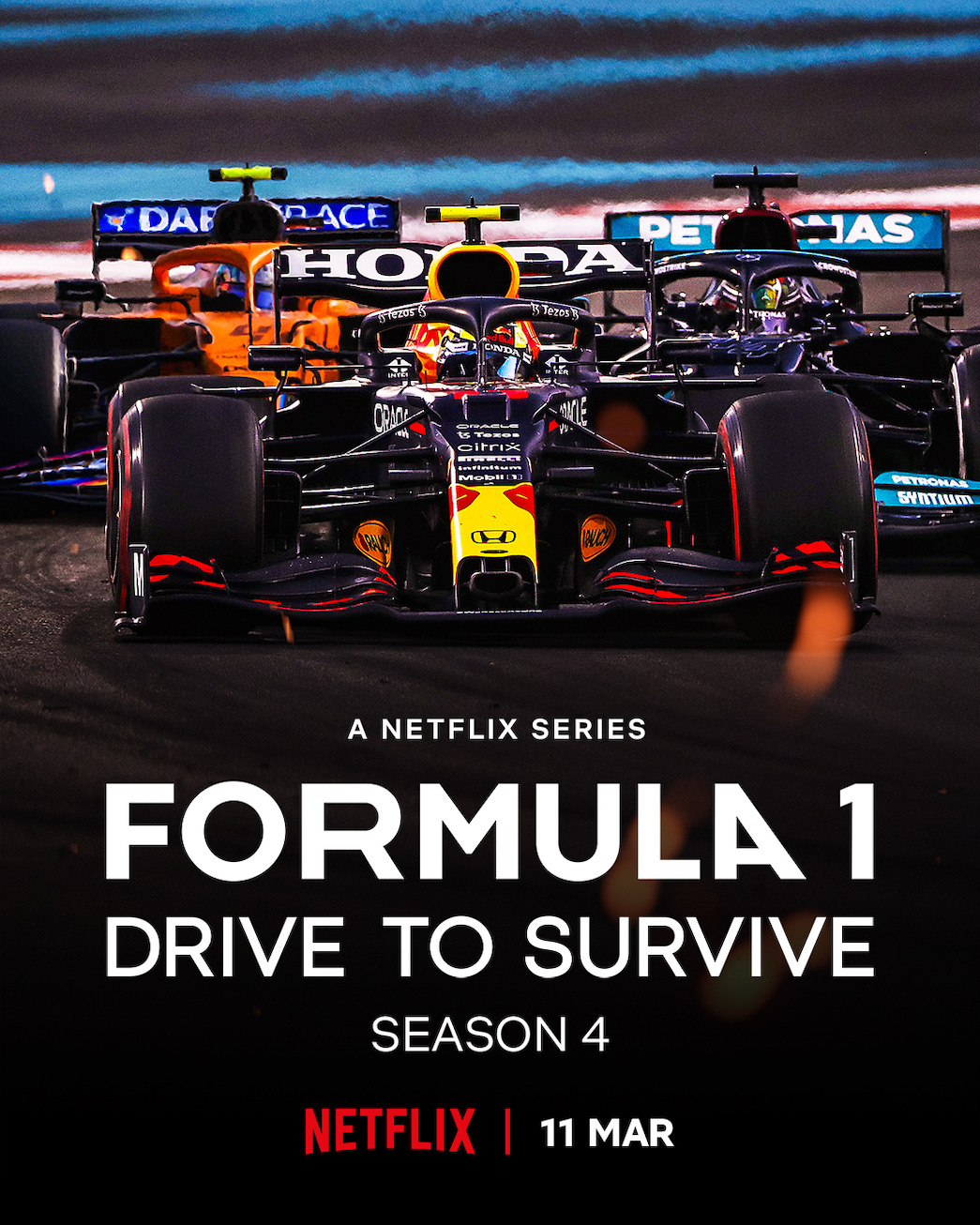 Dinner and a Movie: Drive to Survive Season 4:             Ep. 1 & 2