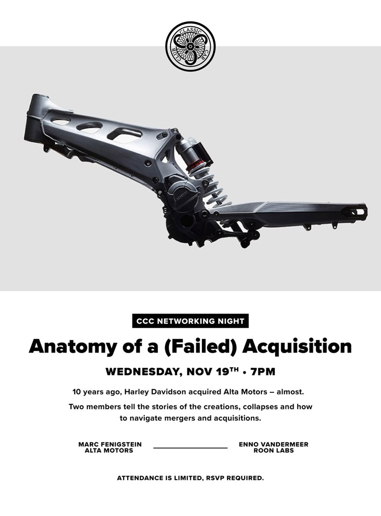 Networking Night: Anatomy of a (Failed) Acquisition