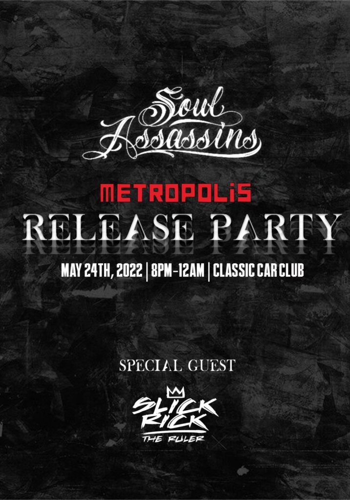 Metropolis Release Party - DJ Muggs Invite