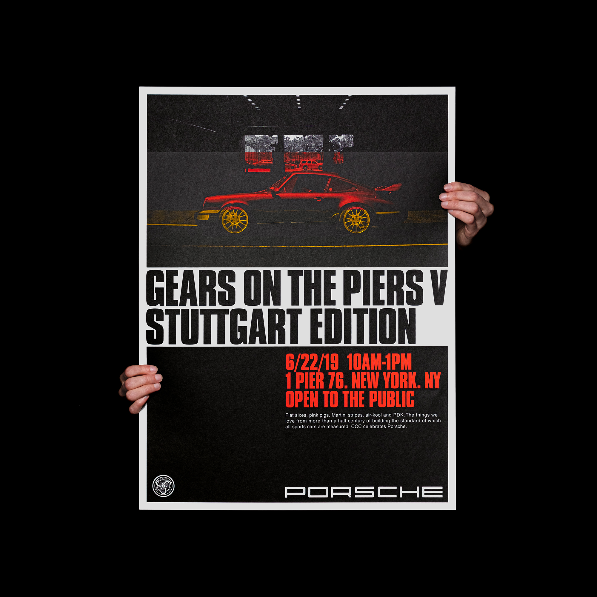 Gears On The Piers V: Porsche Edition Poster